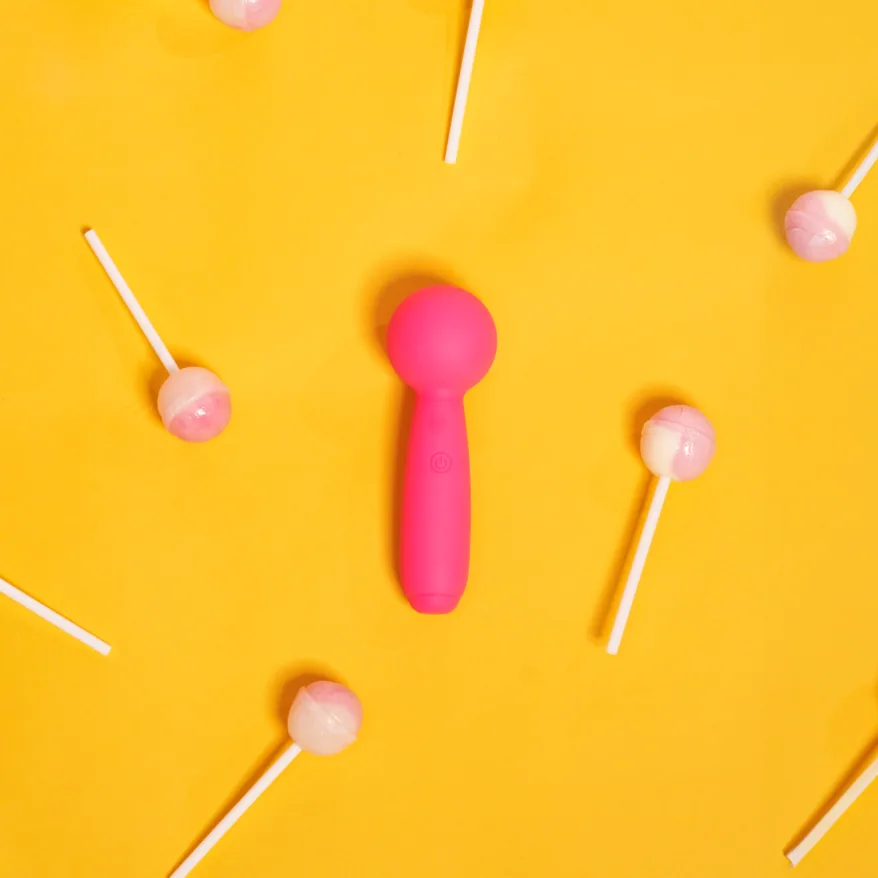 Lolly mini wand vibrator — front
